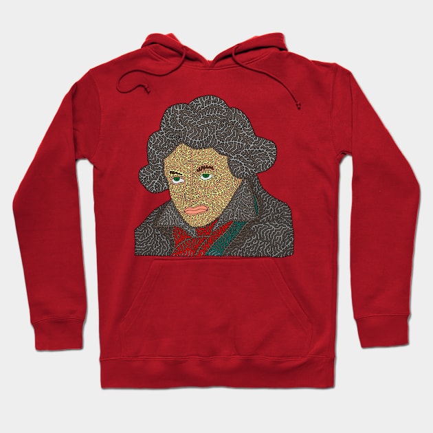 Beethoven Hoodie by NightserFineArts